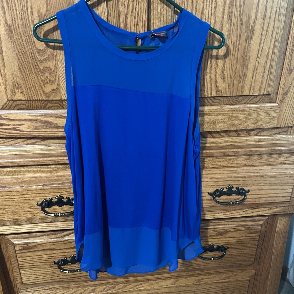 Royal Blue Vince Camino Sleeveless Top size M